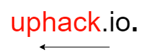 The domain uphack.io. with the uphack label highlighted, the last step right to left