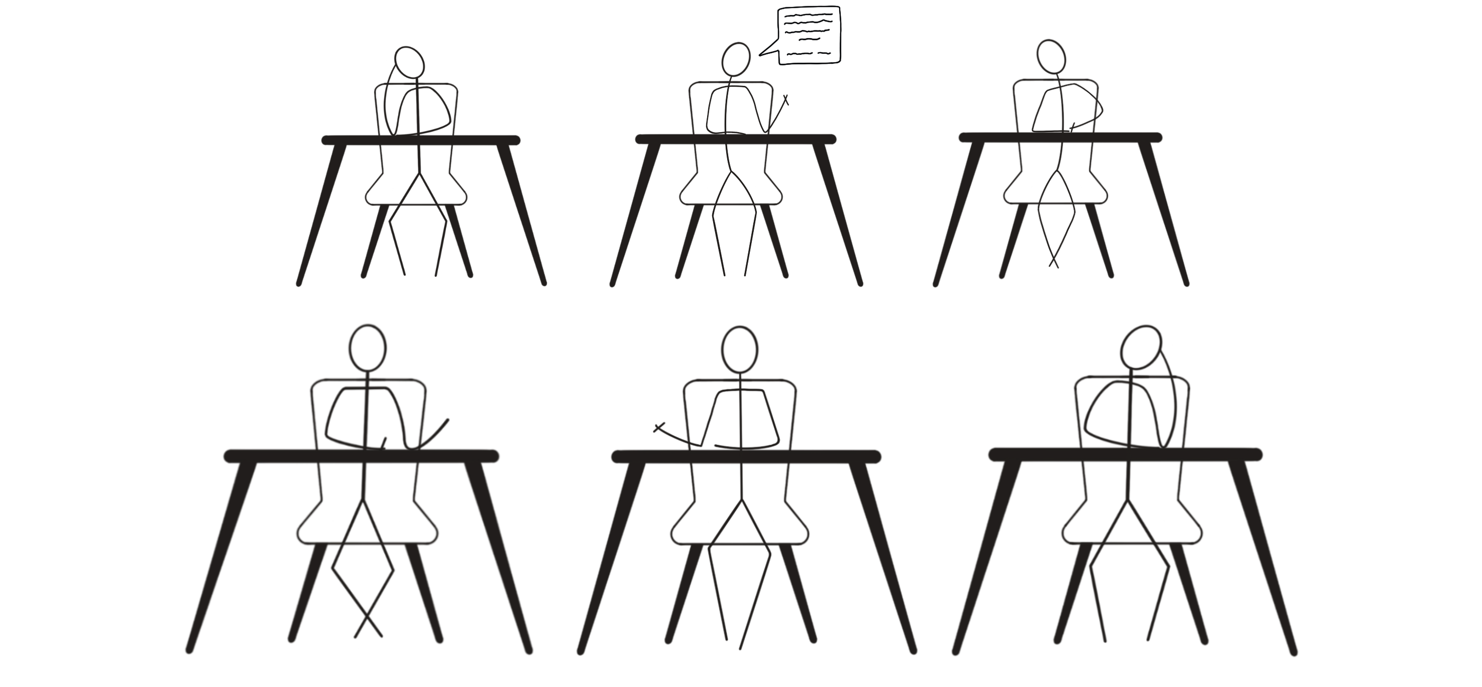 Illustration of Mike reading Tom's secret note for Alice